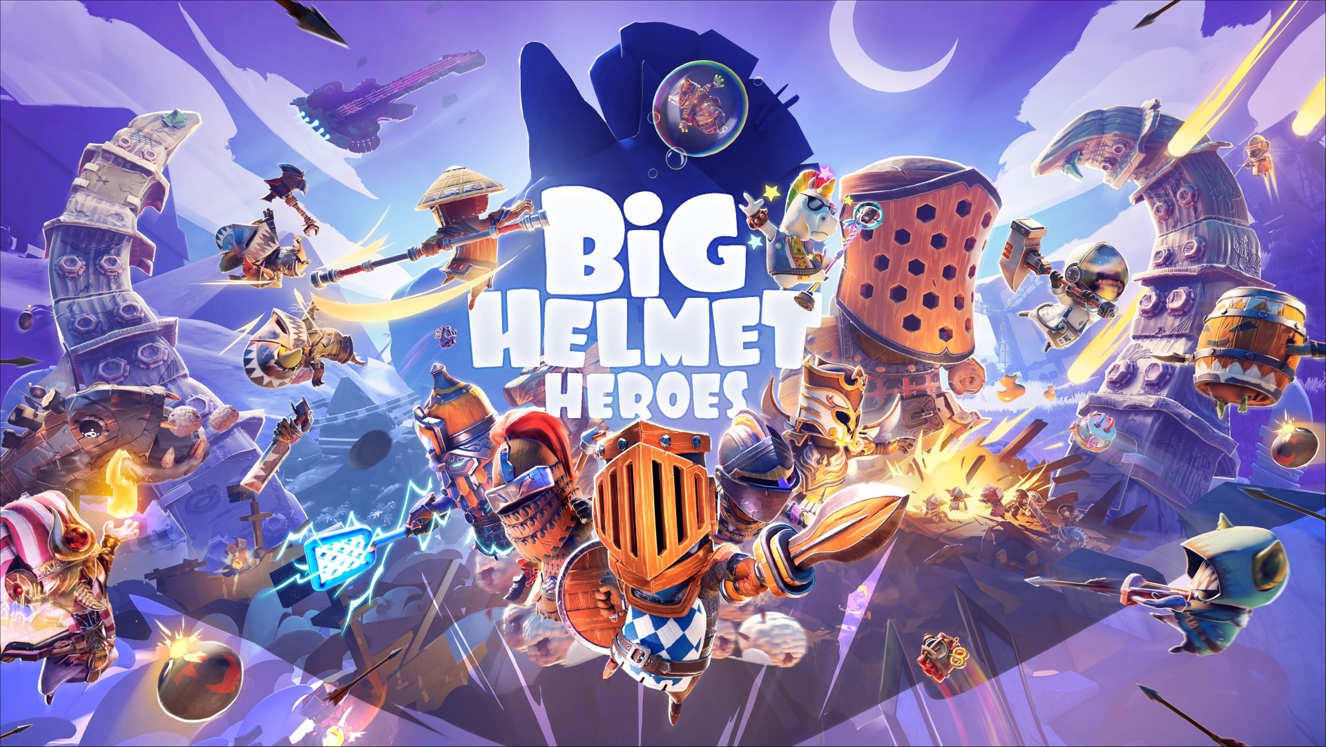 Article image for 3D beat ’em up game Big Helmet Heroes announced